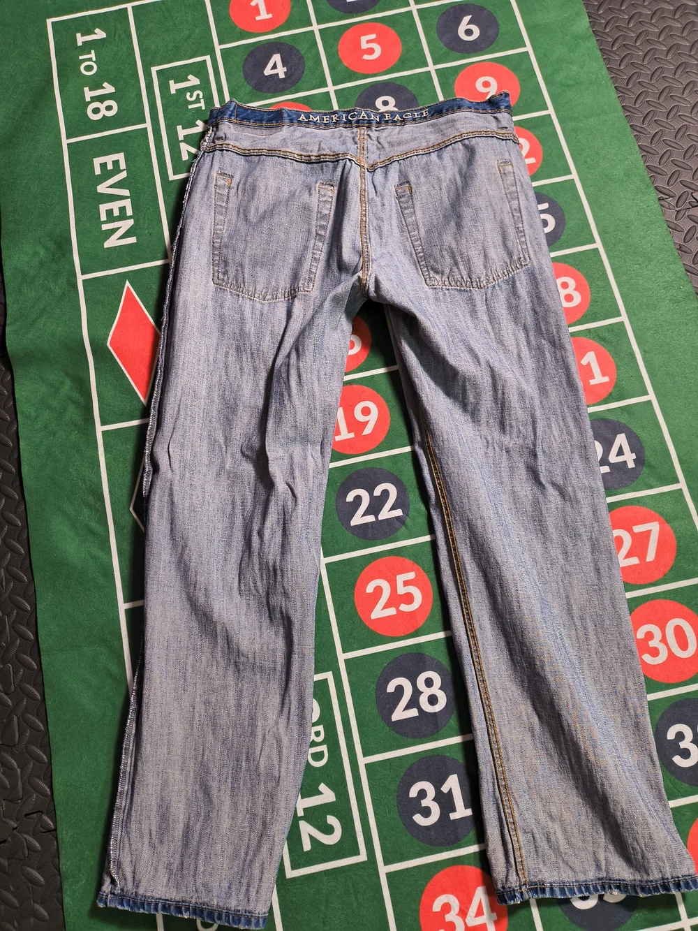 American Eagle Low Loose Jeans 32x29 Baggy Boyfriend Denim Tagged 32x32